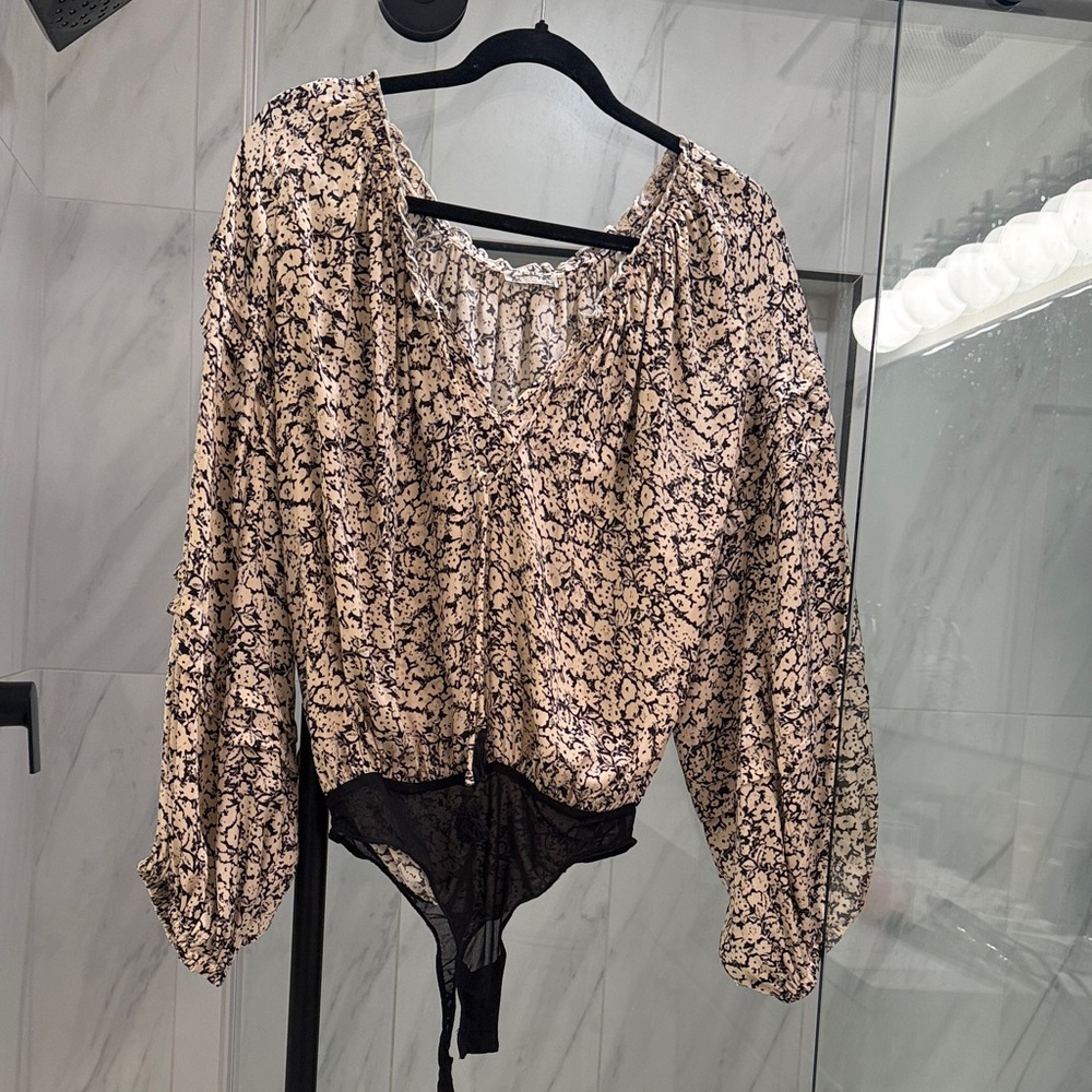 Free People Flowy Bodysuit